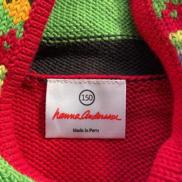Hanna Andersson hooded sweaters Christmas Sizes 150 and 160 children - Picture 6 of 7